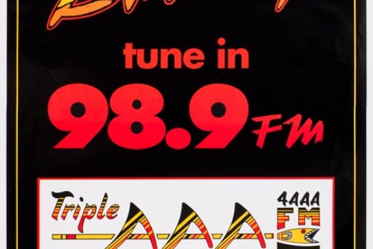 Tune in to 98.9FM poster