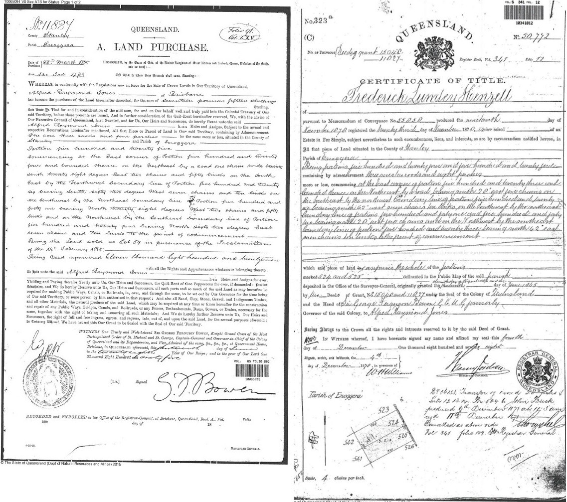Example of historical Title Documents