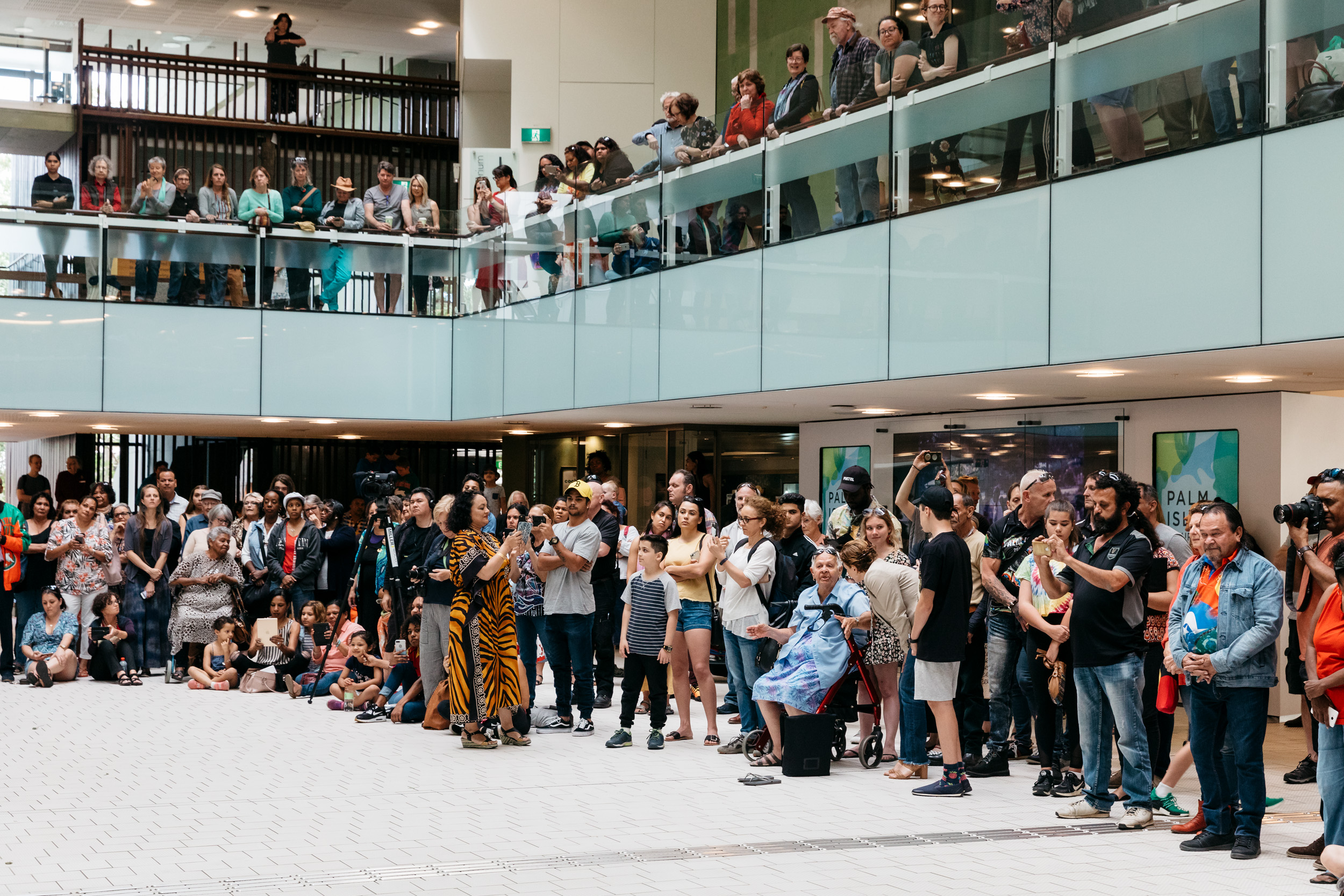 Palm Island exhibition opening 2018 Palm Island exhibition opening 2018