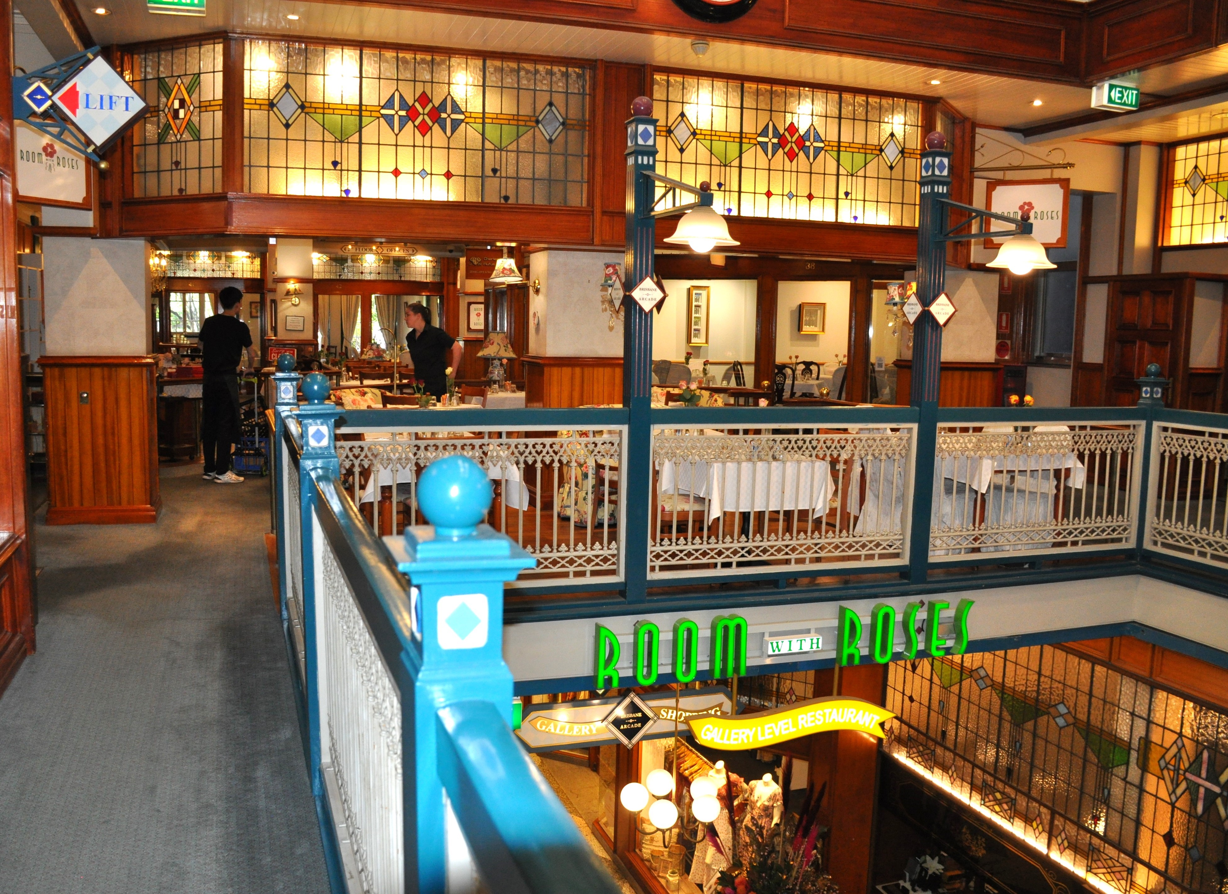 Brisbane Arcade Upper-Level Shop View