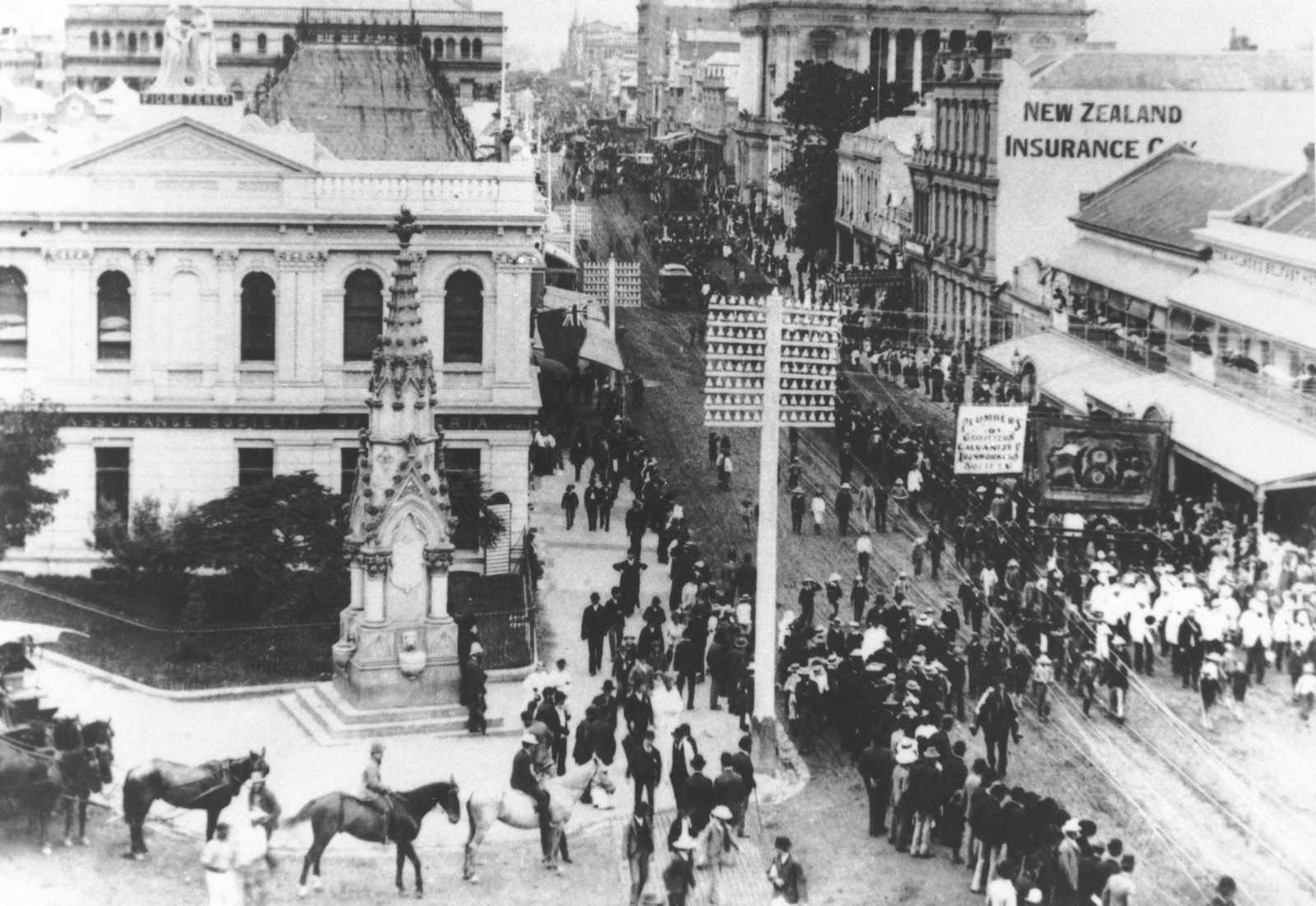 Eight Hour Day procession in Brisbane, ca.1891