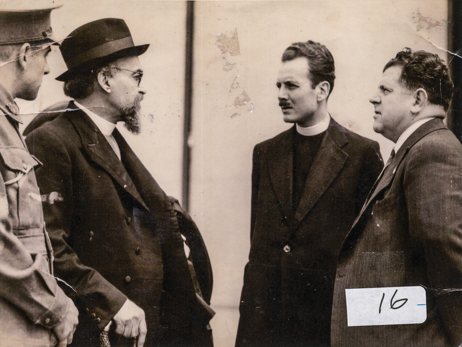 Kosma Freeleagus, Metropolitan Timotheos of Australia, Father Nicon Patrinacos and Stratis Christofis.
