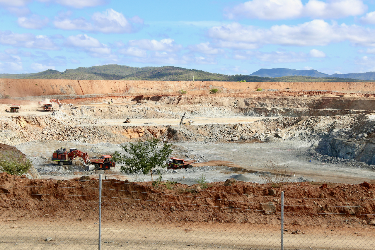 Ravenswood Gold Mine from the mine’s viewing platform facing north.