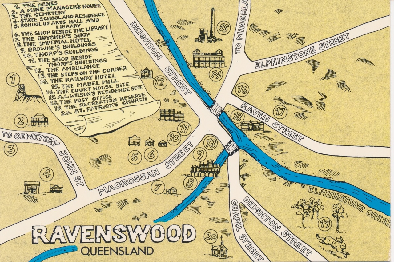 Ravenswood locations Postcard 1970s