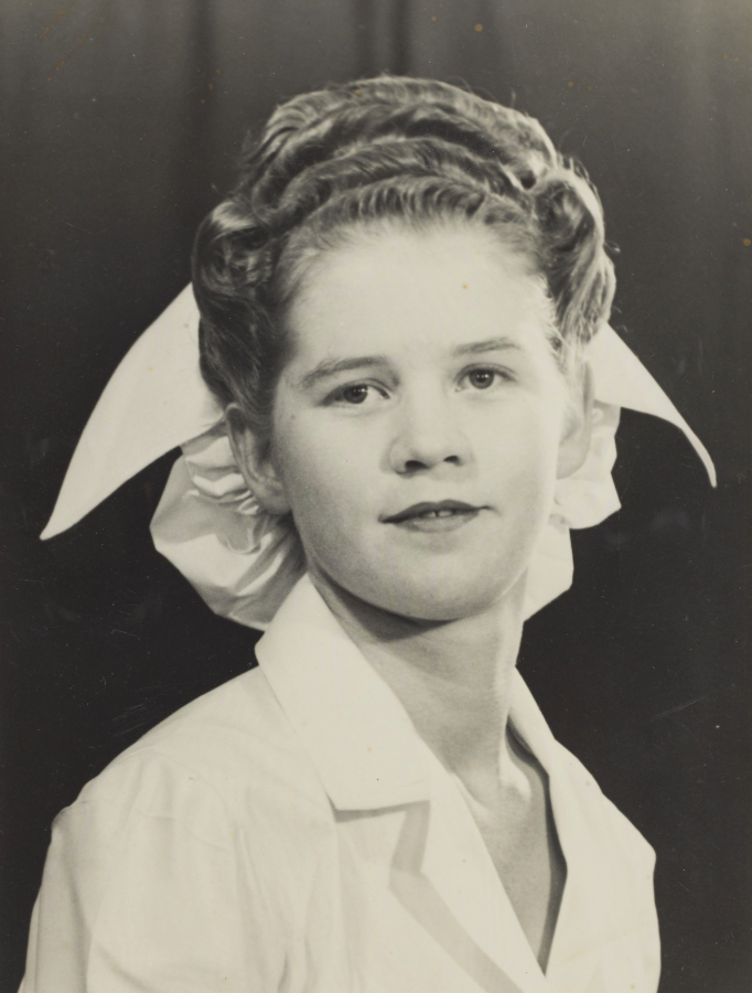 Nurse Gladys Edwards, entrant in the Centaur Memorial Fund for Nurses, Queen of the Nurses Quest, 1948, OMEG Centaur Memorial Fund for Nurses Records, 1948-1979, John Oxley Library, State Library of Queensland.