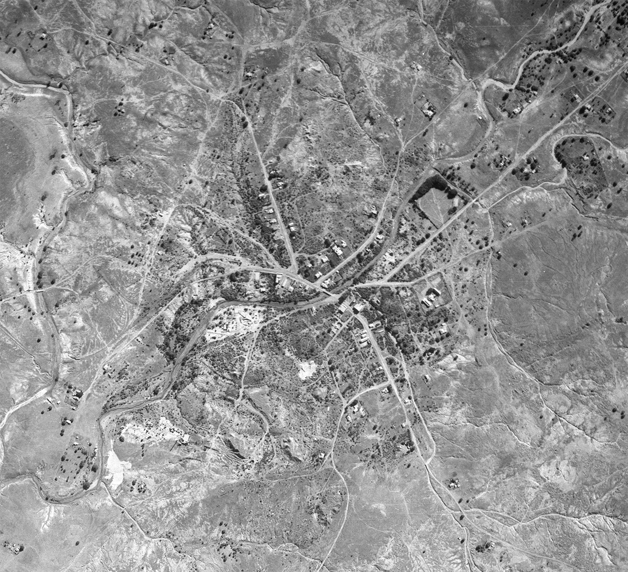 Ariel View Ravenswood 1945