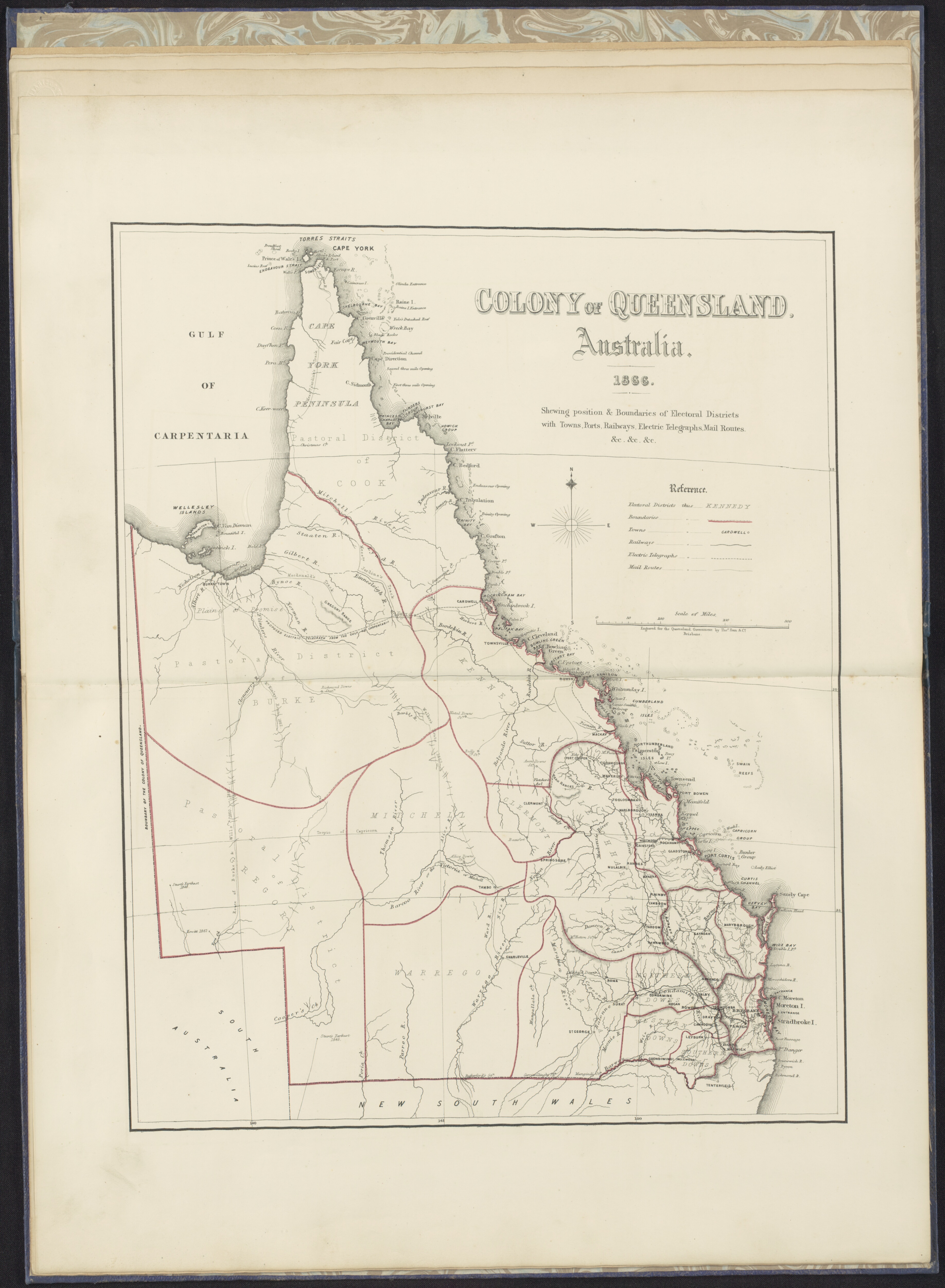 Office of the Surveyor General. Atlas of the colony of Queensland, Australia (1865).