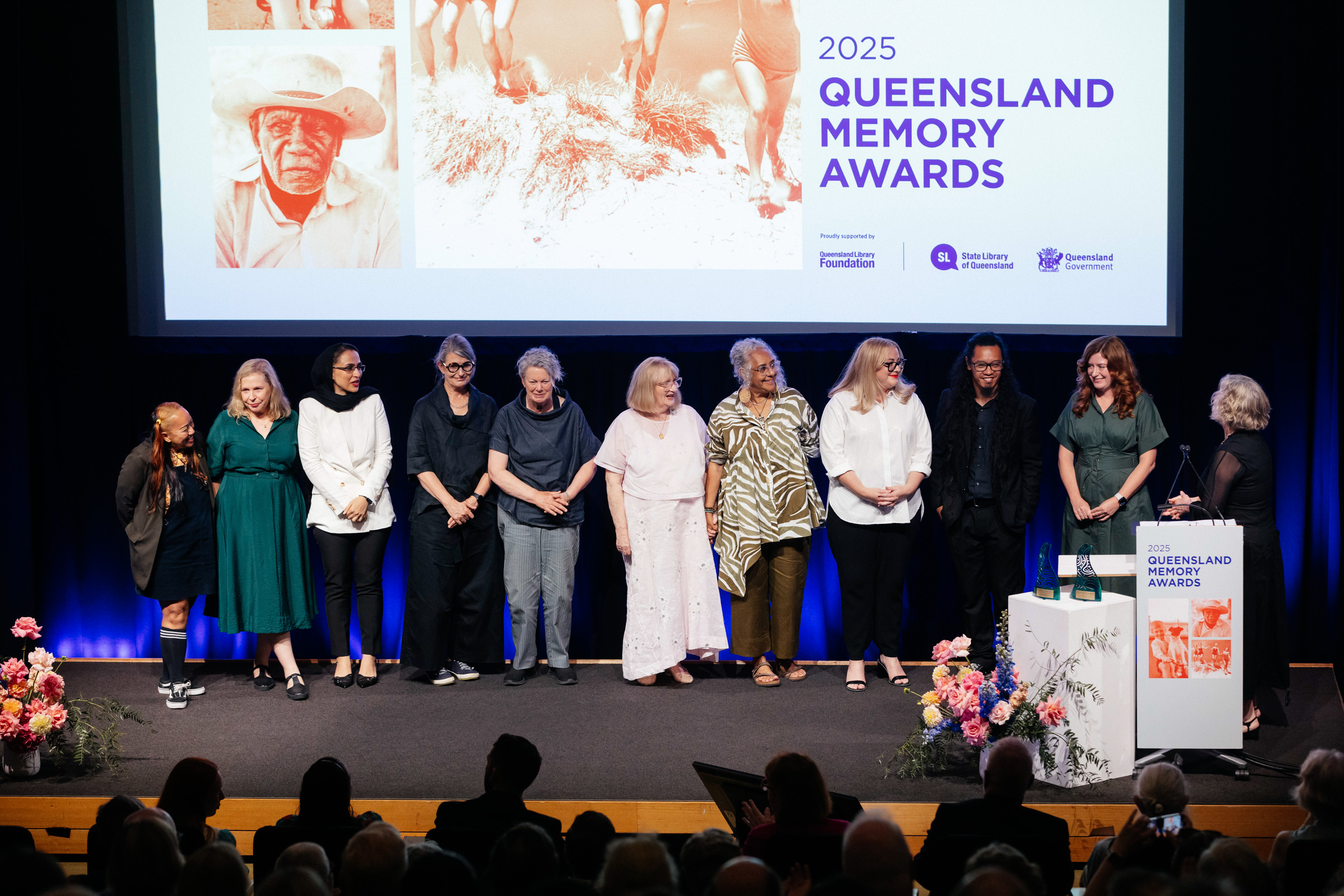 Fellowship recipients of the 2025 Queensland Memory Awards.
