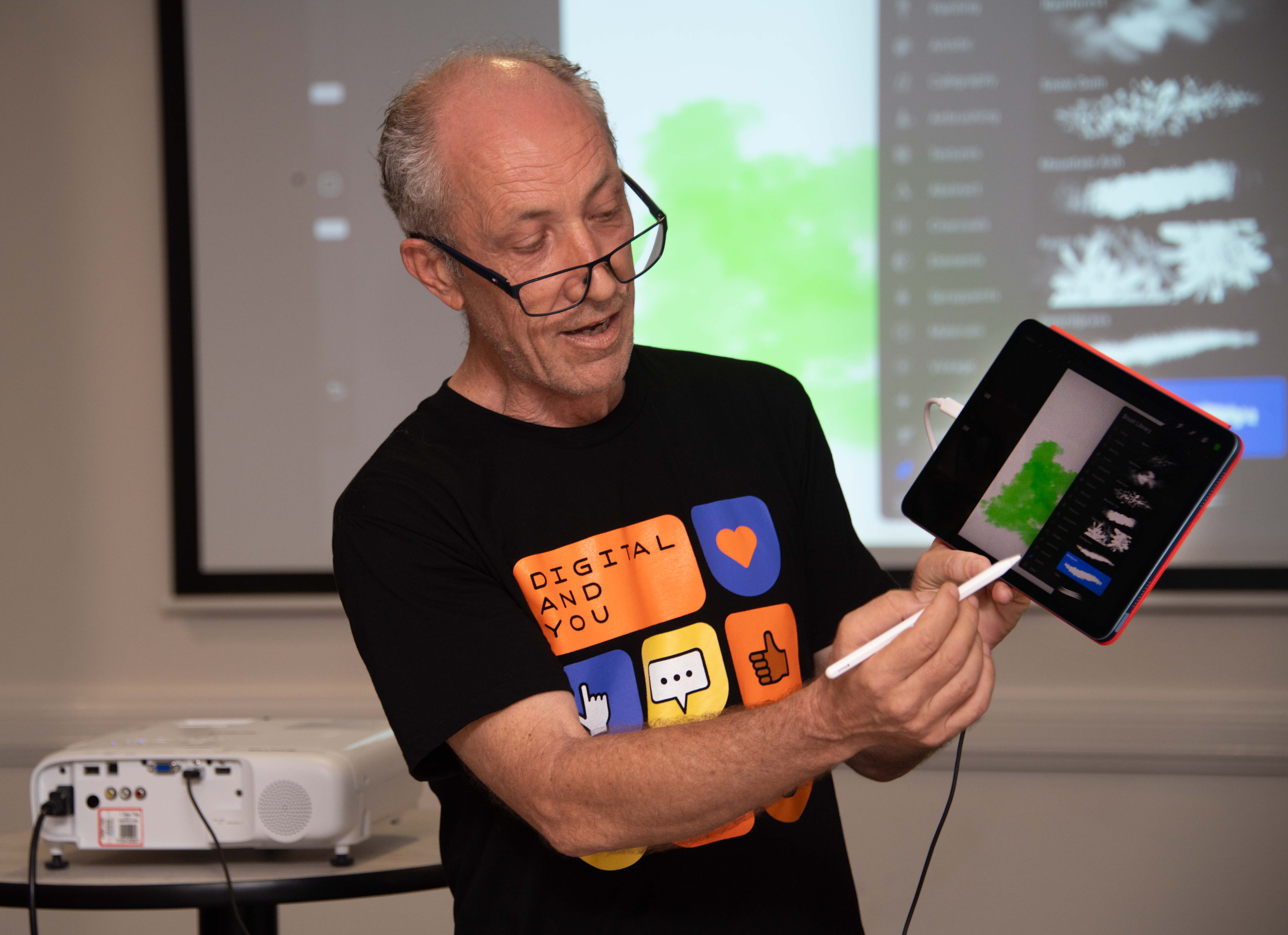 Ricky Clark, RDDO for Far North Queensland teaching digital design