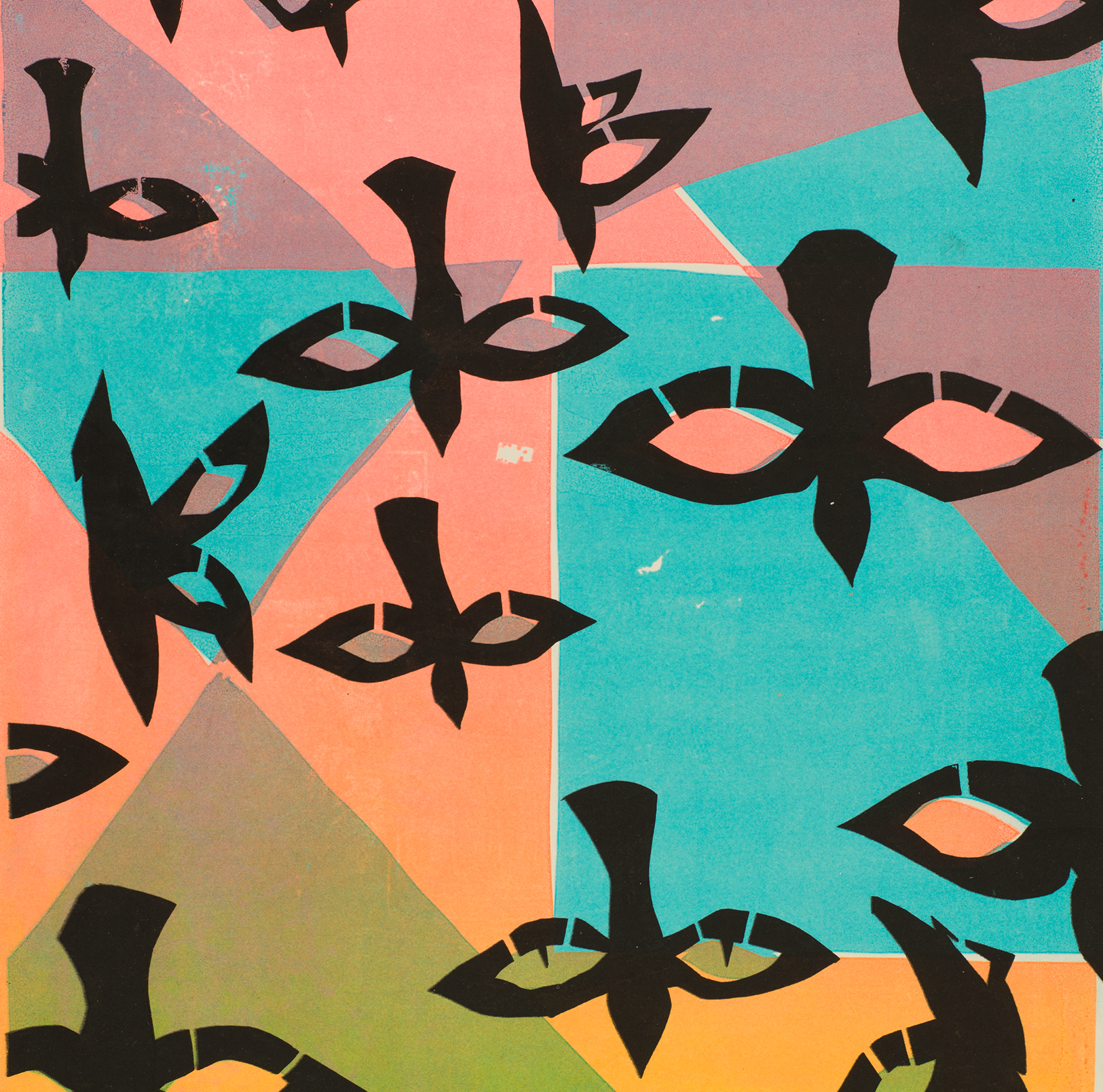 Close up of Birds of tin poster Close up of Birds of tin poster
