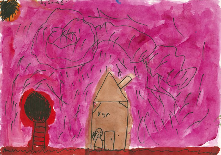 Children Aren't Happy Being Home Alone by Sarah Guttie (6 years) The Murri School