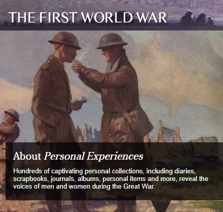 First World War: Personal Experiences