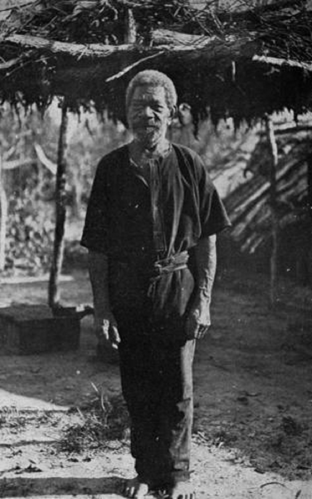 James Keeling, an old identity in the Peninsula, Cape York, 1932 Photographer unknown John Oxley Library, State Library of Queensland Negative no. 196310