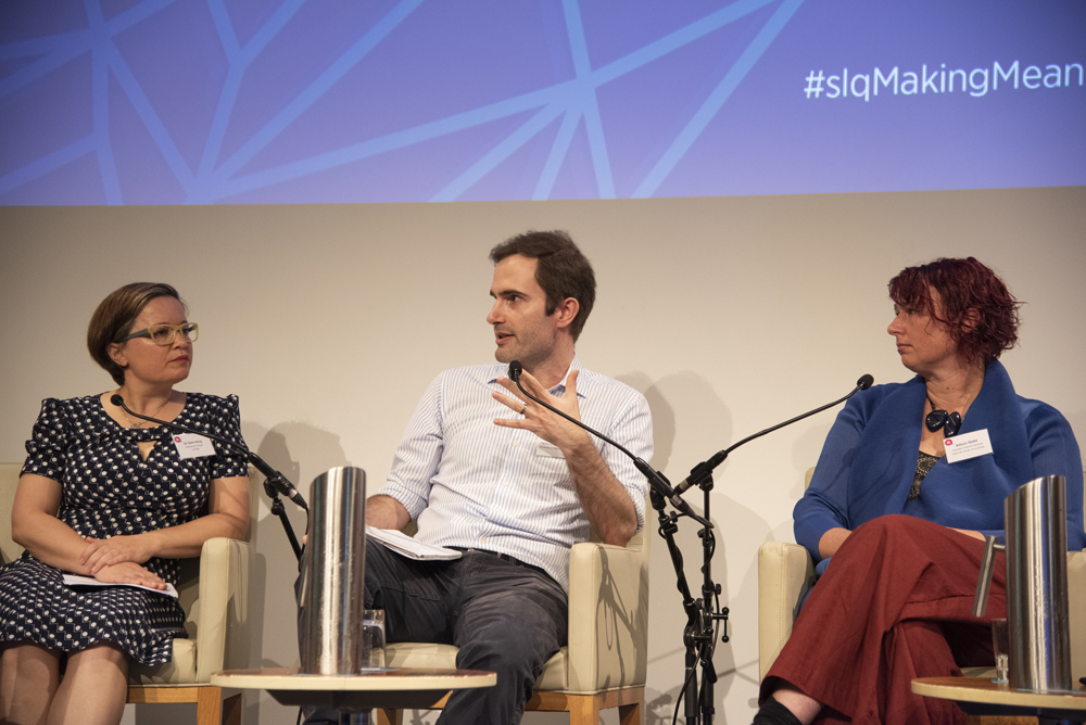 Speakers panel at Making Meaning