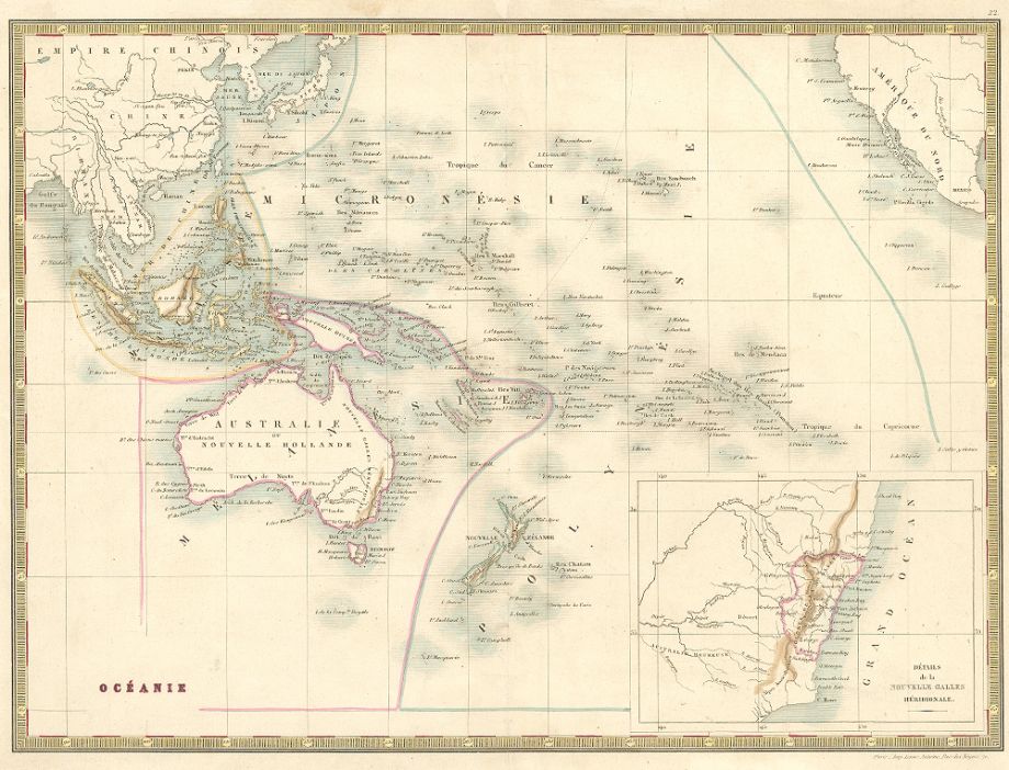 1865 Oceanie. Louis Antoine. Paris : Louis Antoine :1865? 