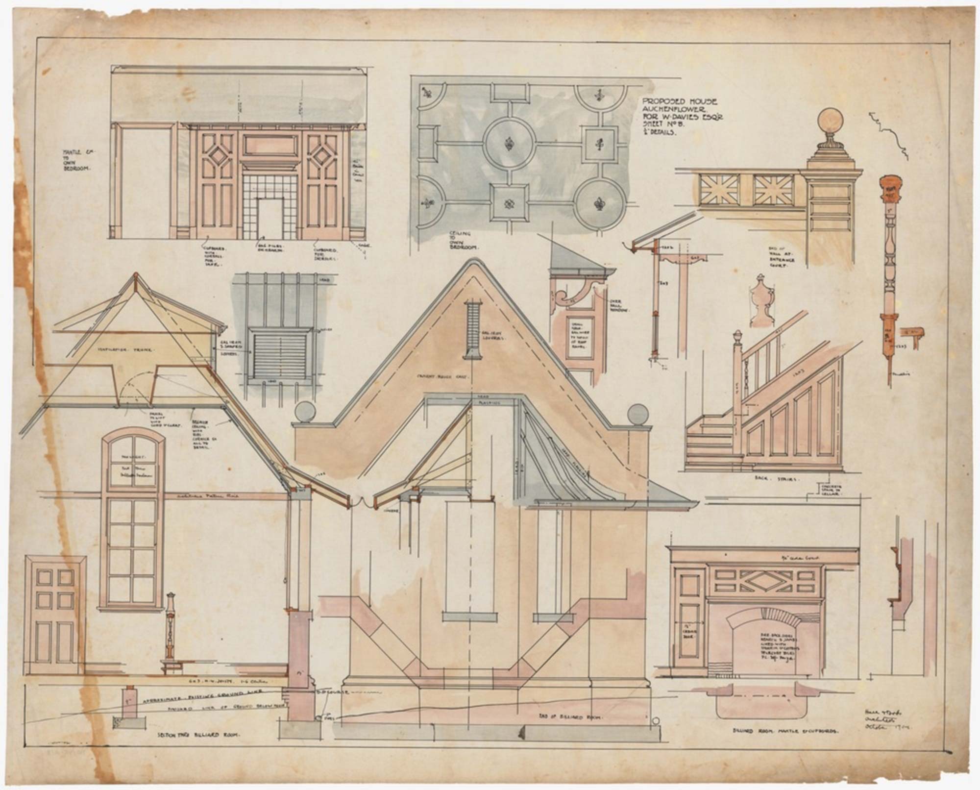 27671 Hall and Dods Architectural Drawings 1898-1984 27671 Hall and Dods Architectural Drawings 1898-1984