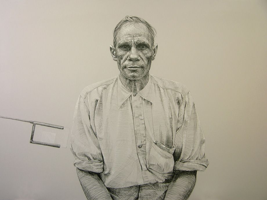 Vernon Ah Kee, neither pride nor courage, 2006, 1 of 3 - The James C. Sourris, AM, Collection, Gift of James C Sourris through the Queensland Art Gallery Foundation 2007. Donated through the Australian Government’s Cultural Gifts Program