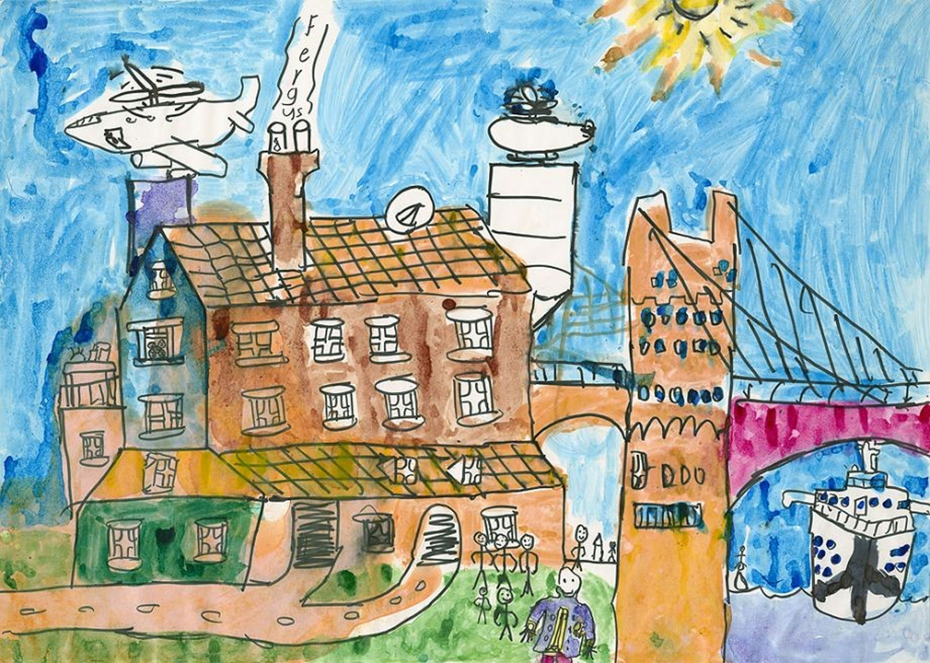 Children Who Have a Home and Homeless Children by Fergus Hill (8 years) Raquel Redmond Art for Children Children Who Have a Home and Homeless Children by Fergus Hill 8 years Raquel Redmond Art for Children