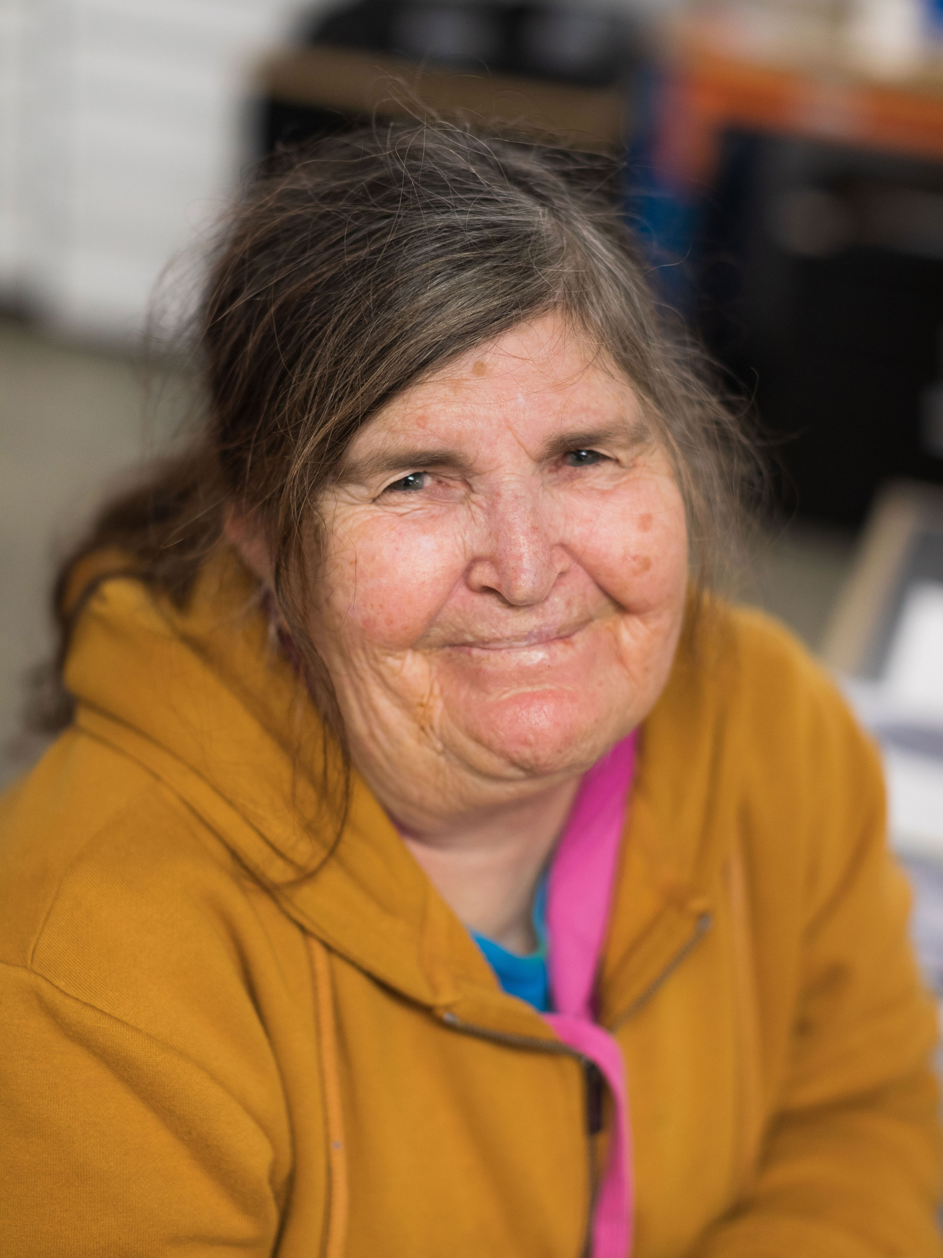 Portrait of Colleen Stevenson smiling at the camera.