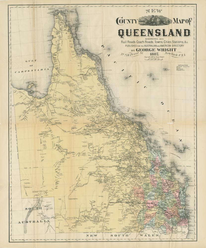 Queensland Railway Map