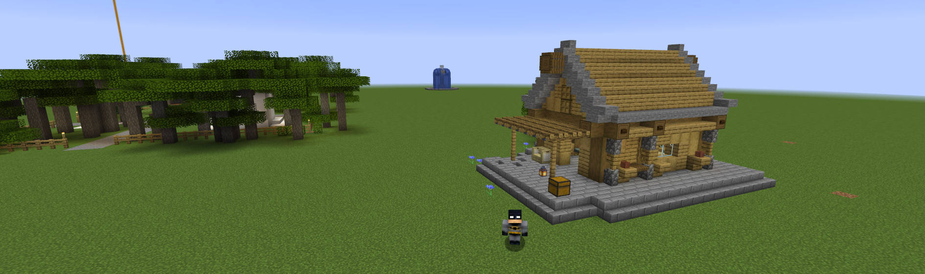 Queensland Minecraft Image of cabin built within Queensland Minecraft