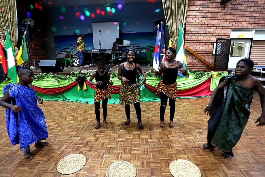 Traditional African dancing