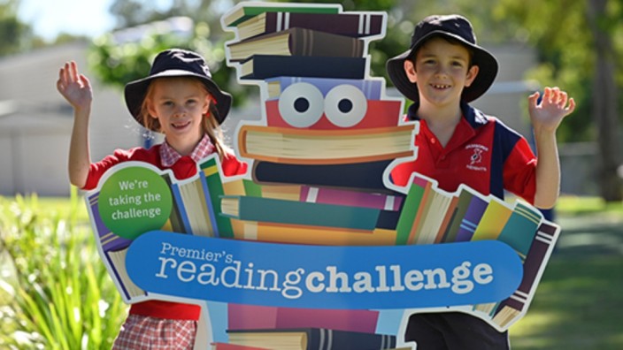 Children get on board with the 2021 Premiers Reading Challenge