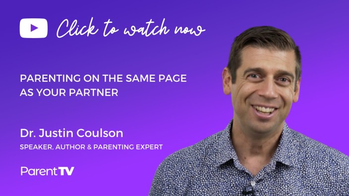 Parenting on the same page as your partner