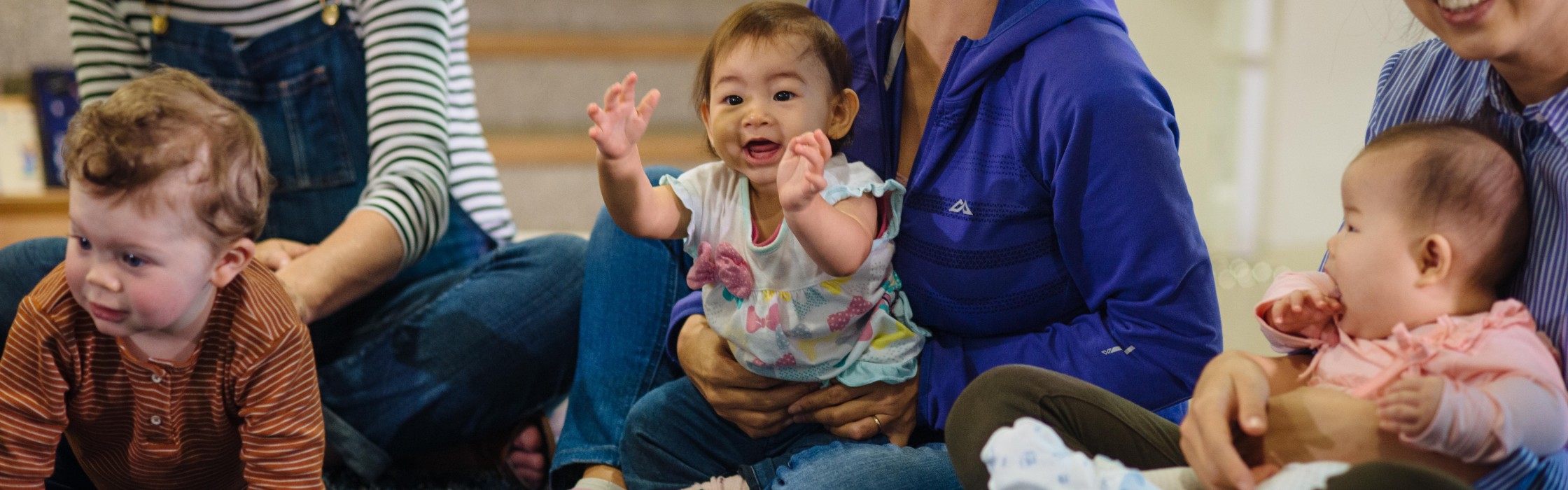 Families at Baby Play in The Corner