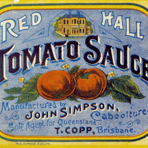 Red Hall Tomato Sauce label 