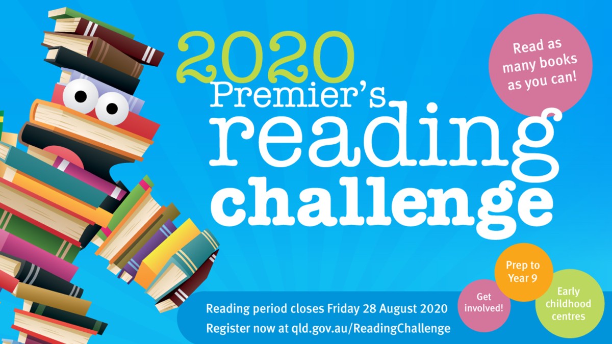 2020 Premiers reading challenge poster