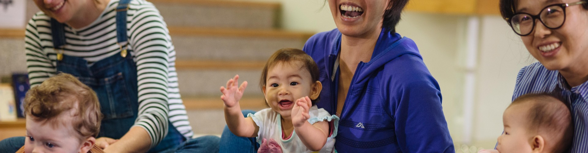 Families at Baby Play in The Corner