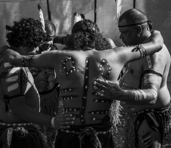 Dancers of the Deaf Indigenous Dance Group at the Laura Quinkan Dance Festival