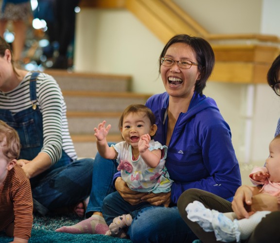 Families at Baby Play in The Corner