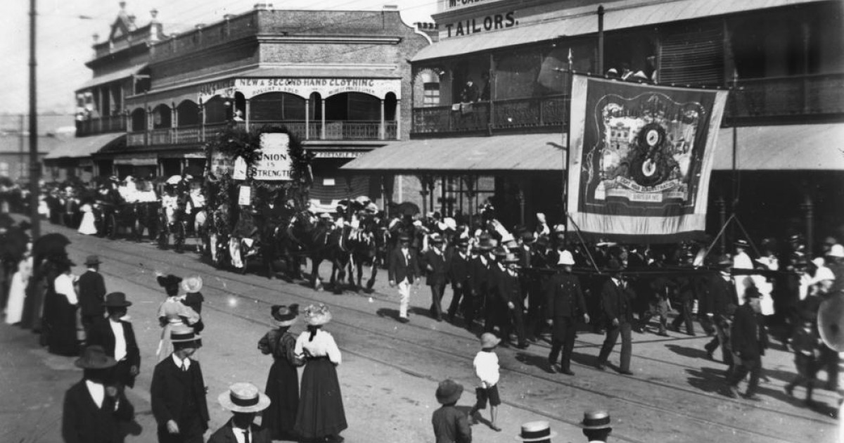 Labour Day History in Pictures State Library Of Queensland