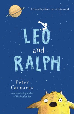 Cover of Leo and Ralph by Peter Carnavas. It is a blue cover with a yellow critter.