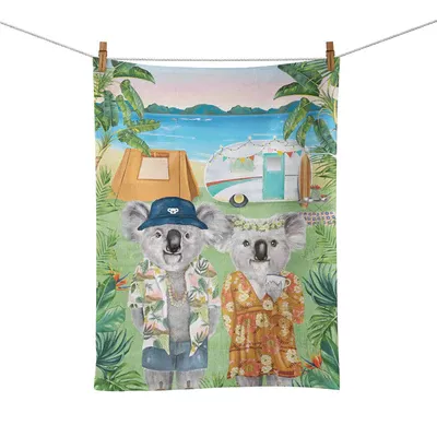 Tea Towel - Bob & Barb Camping