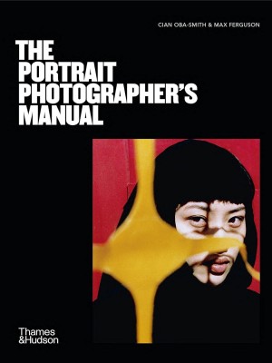 Black book cover with white text and a potrait of a young woman.
