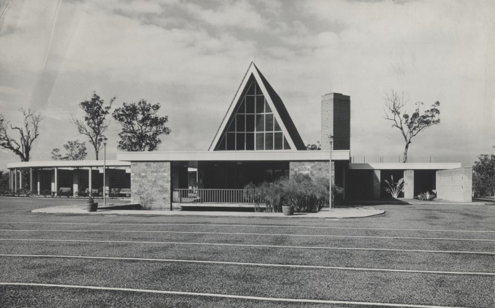 Albany Creek Crematorium [Wilson Architects] at Bridgeman Downs, 1966.