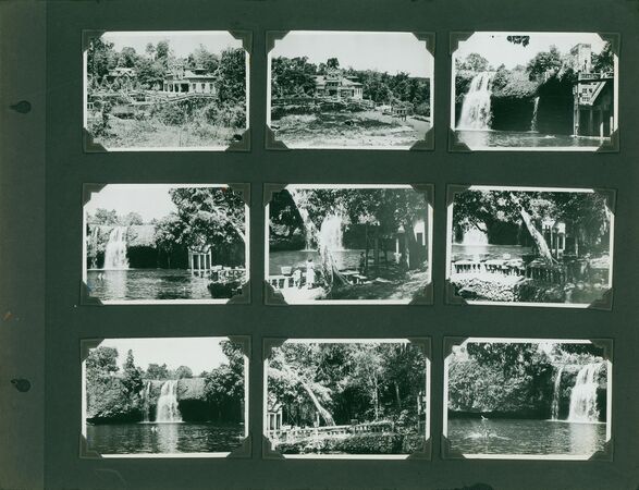 Gordon Gibson photograph albums featuring photos of Paronella Park.