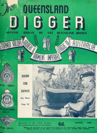 Front cover of a magazine called The Queensland Digger