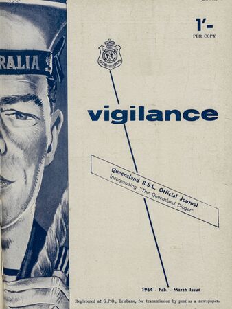 Front cover of Vigilance magazine, February/March 1964