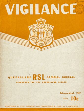 Front cover of Vigilance magazine, February/March 1967