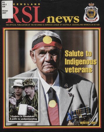 Front cover of Queensland RSL News magazine, Winter 2007