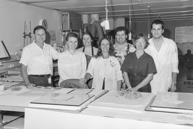 State Library Bindery department, 1988.