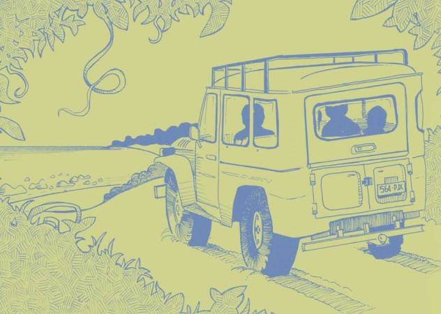 Landrover illustration