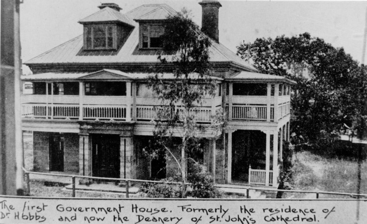 Black and white photograph of the Deanery