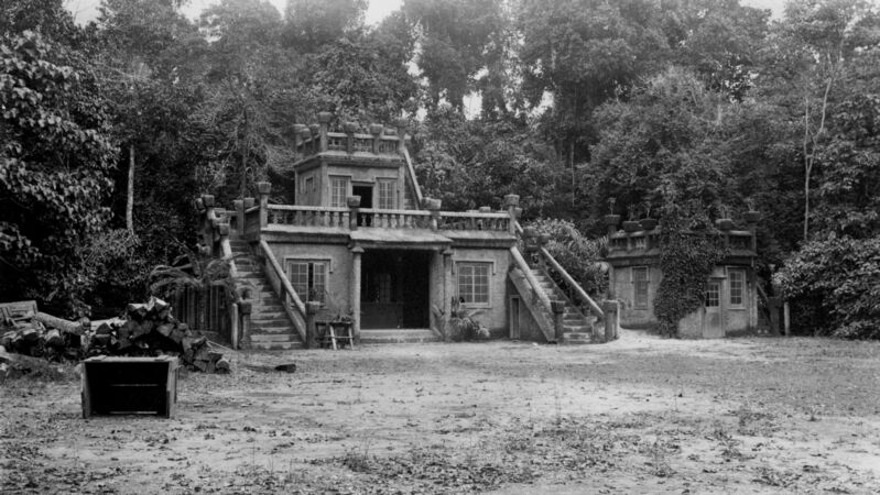 The Cafe by the Pool and the Music Pavilion,  Paronella Park, Innisfail, 1937.