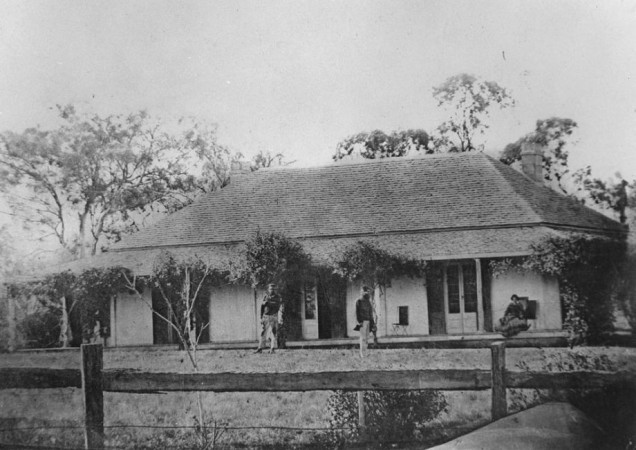 Photographer unknown, The main cottage on Canning Downs Station c.1859, John Oxley Library, State Library of Queensland, Negative Number: 45425