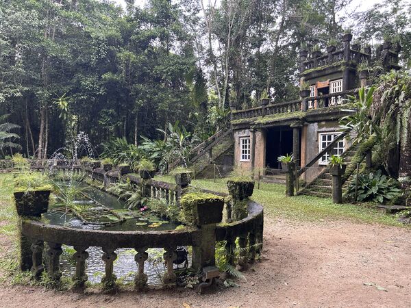 Lower Refreshments Room and Fountain, Paronella Park.